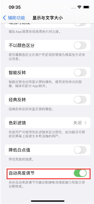 长洲苹果15维修店分享iPhone 15 Pro系列屏幕亮度 