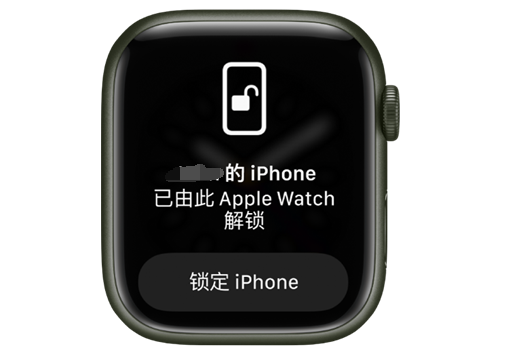 长洲苹果手机维修分享用 AppleWatch 解锁配备面容 ID 的 iPhone方法 