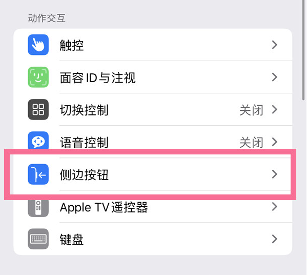 长洲苹果14维修店分享iPhone14 Plus侧键双击下载功能关闭方法 