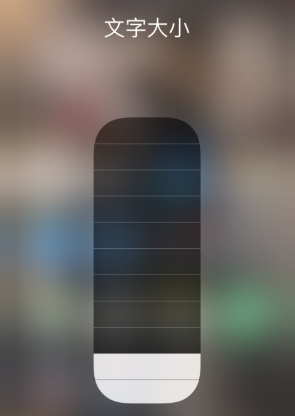 长洲苹果手机维修分享小技巧：在 iPhone 控制中心快速调节字体大小 